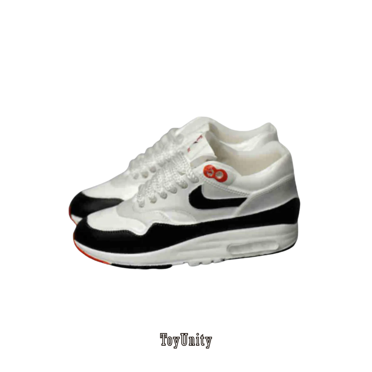 Dolls AM1 Inspired Miniature Sneakers - Black & White Edition