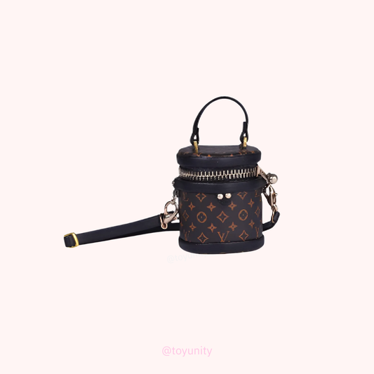 Labubu L.V Inspired Miniature Canister Bag Lizzie & Friends