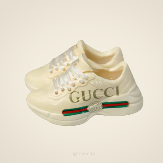 Miniature Cream Retro-Inspired Trainers ToyUnity