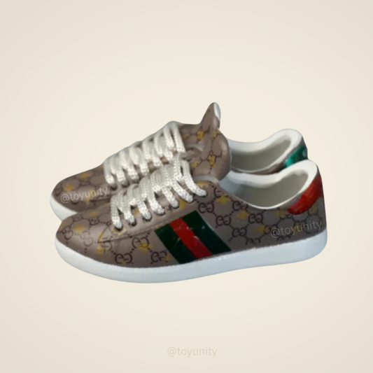 Mini Monogram Low-Top Sneakers – Collectible Doll Shoes ToyUnity