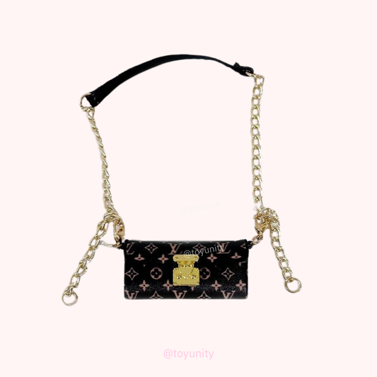 Labubu Noir Chain Clutch Bag ToyUnity