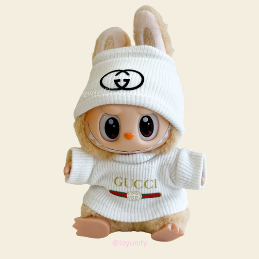 Labubu Luxury Ribbed Set - GG Inspired Double Logo ToyUnity