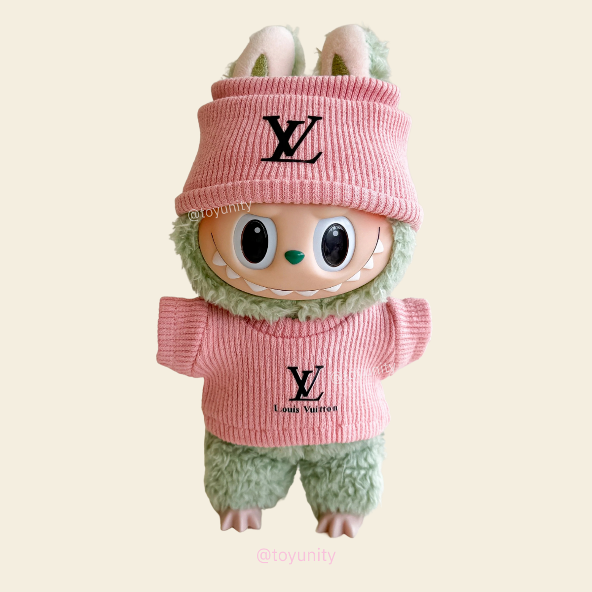 Labubu Classic Monogram Winter Set - L.V. Inspired ToyUnity