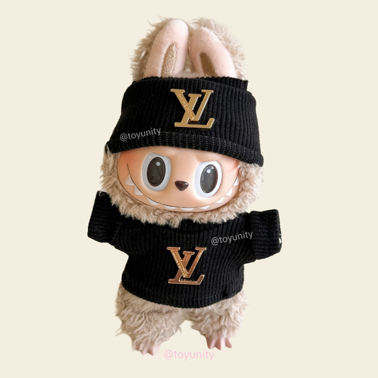 Labubu Luxury Knit Set - L.V. Inspired ToyUnity