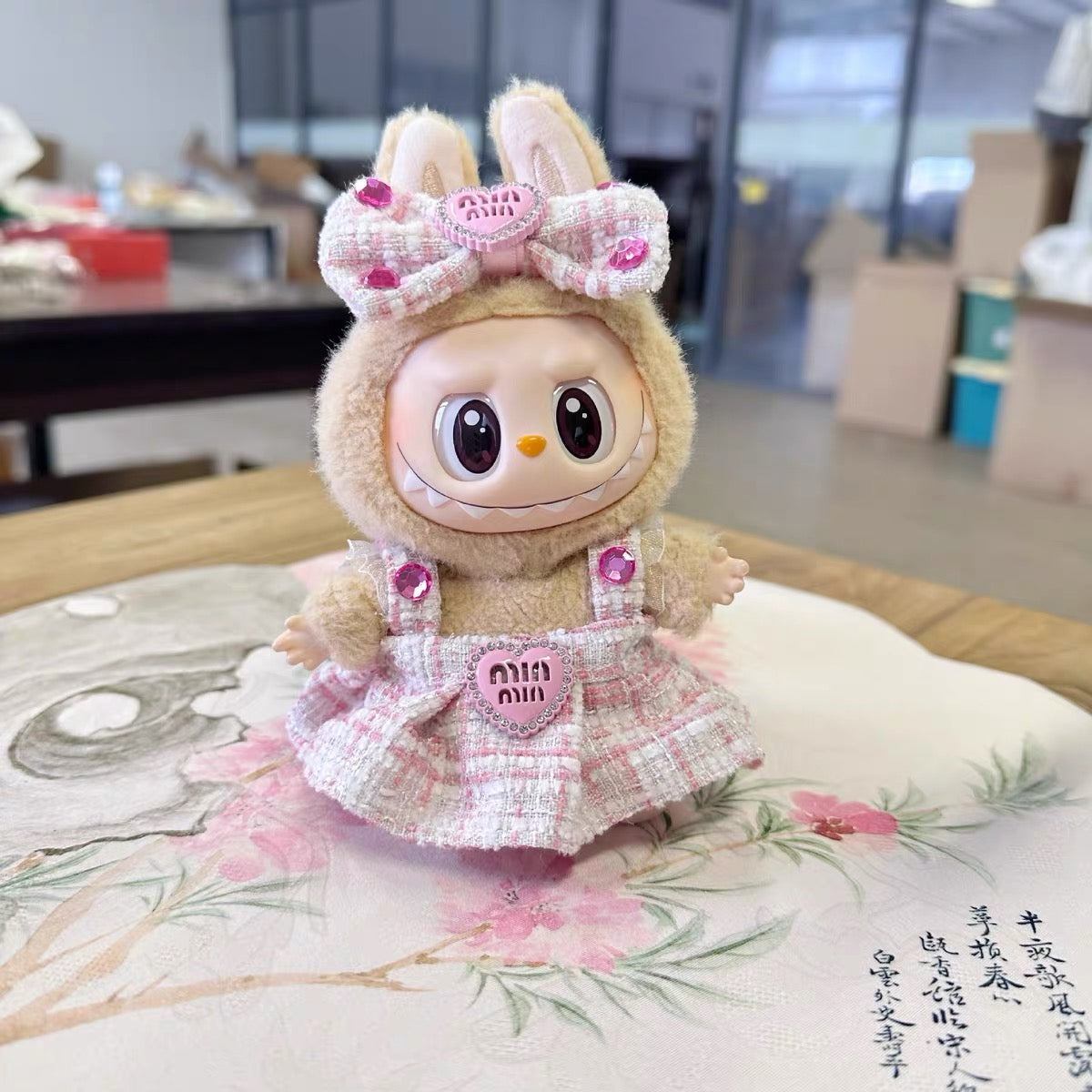 POP MART The Monsters Labubu Fashion Dress - Pink Skirt + Bow (Pre-order 1-2 weeks arrive) - ToyUnity