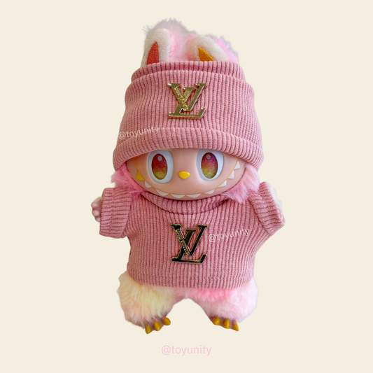 Labubu Luxury Knit Set - L.V. Inspired ToyUnity