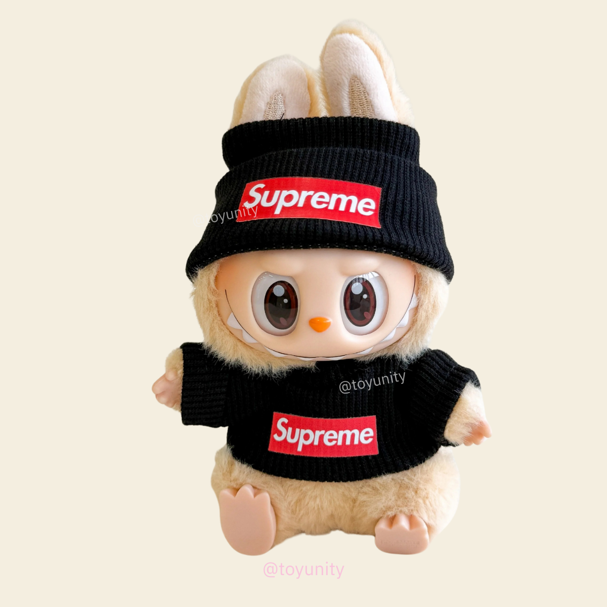 Labubu Streetwear Ribbed Set - Sup Inspired Box Logo ToyUnity