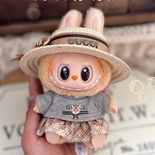 POP MART The Monsters Labubu Fashion Dress - Cat Top+ Skirt + Straw Hat (Pre-order 1-2 weeks arrive) - ToyUnity