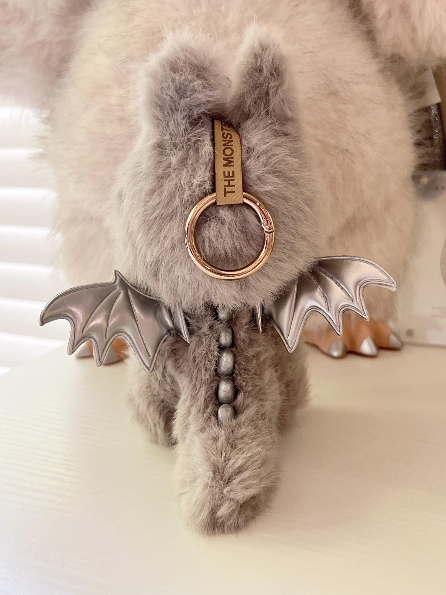 Custom labubu Doll Original Red Black Wing Grey Sliver wing handmade modification | Limited RARE - ToyUnity