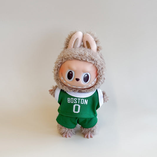 Labubu NBA Basketball Jersey Set - Boston Edition #0 - ToyUnity