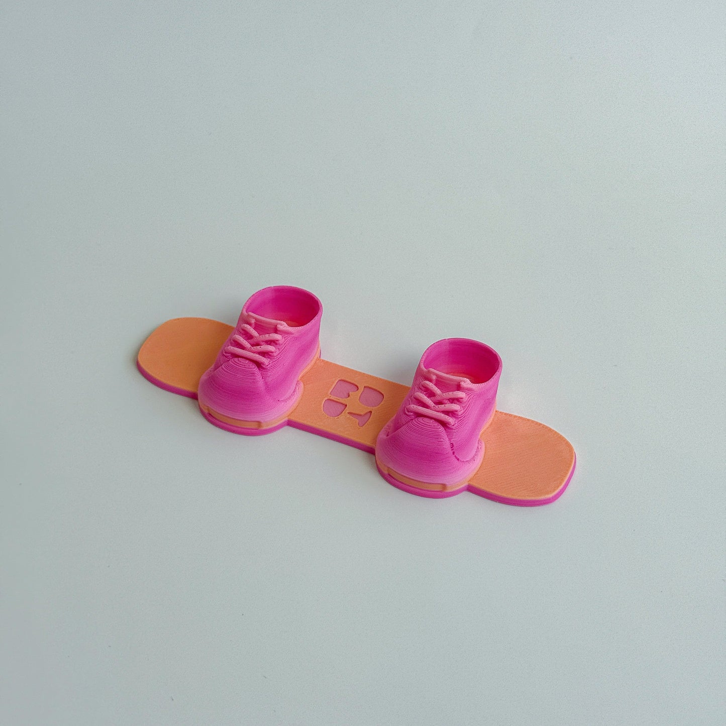 Labubu's Winter Adventure Snowboard - Pink Orange - ToyUnity