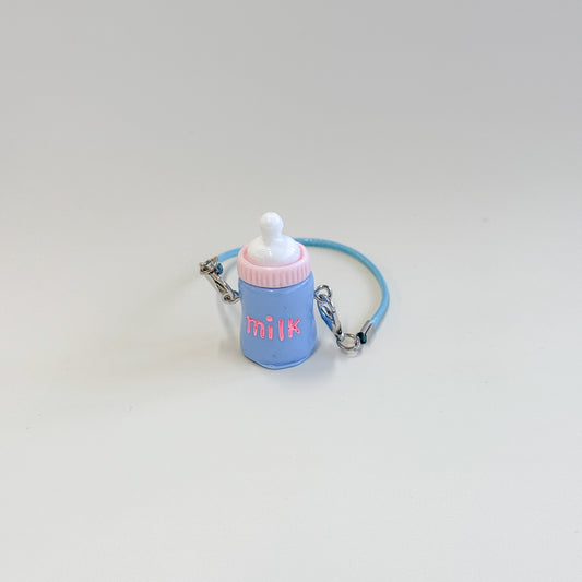 Labubu Milk Bottle Charm – Mini Bottle Accessory