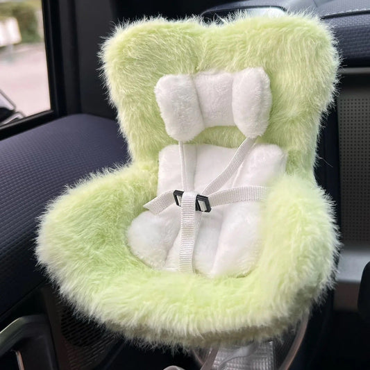 Labubu Plush Car Seat - Pastel Collection (5 Colors) - ToyUnity