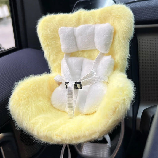 Labubu Plush Car Seat - Pastel Collection (5 Colors) - ToyUnity
