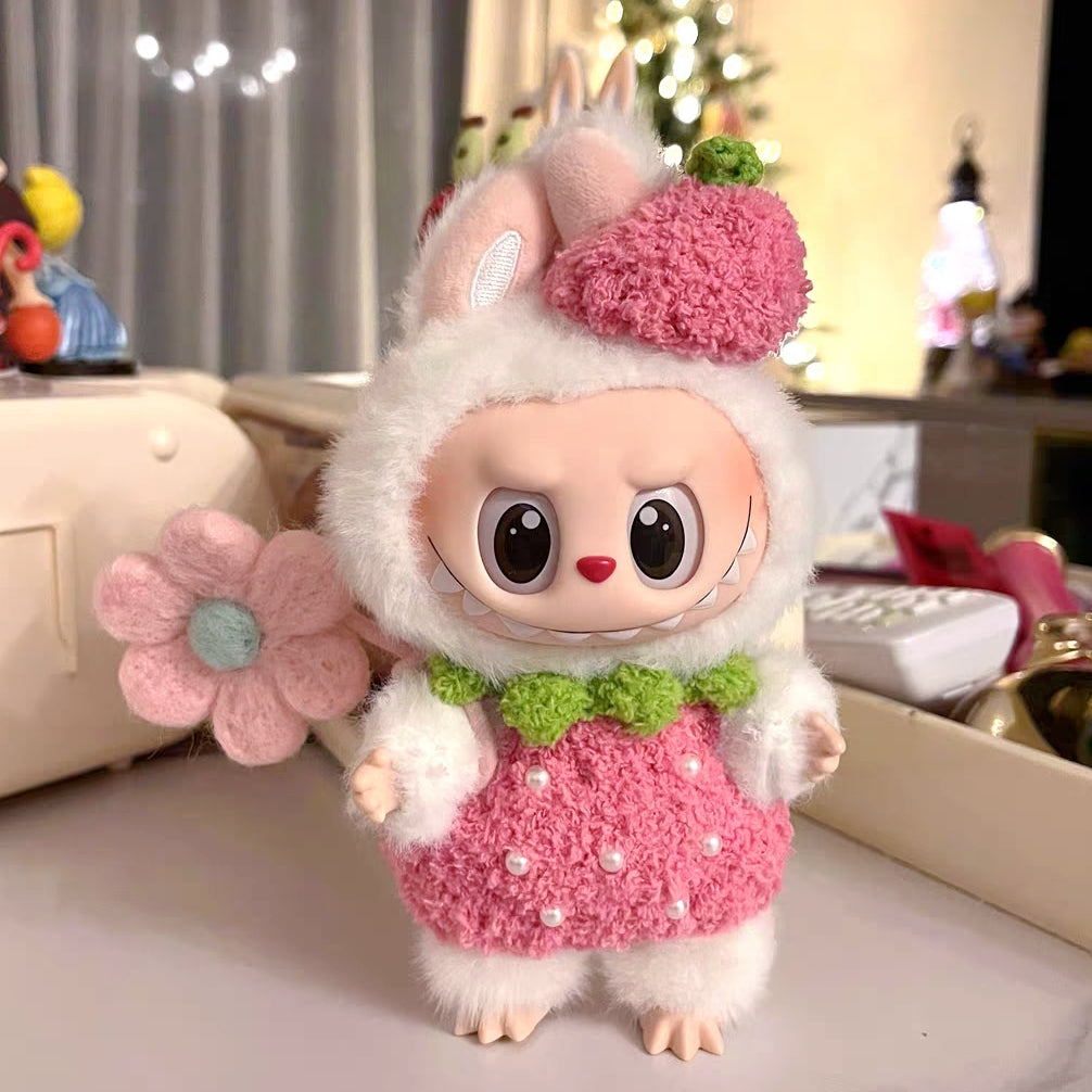 The Monsters Labubu Cloth Blossom StrawBerry Delight Set - 071 - ToyUnity
