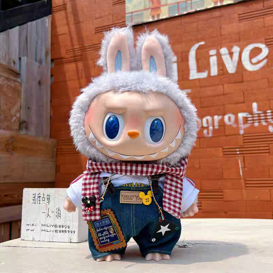 The Monsters Labubu Cloth Forest Explorer Overalls Set - 040 - ToyUnity