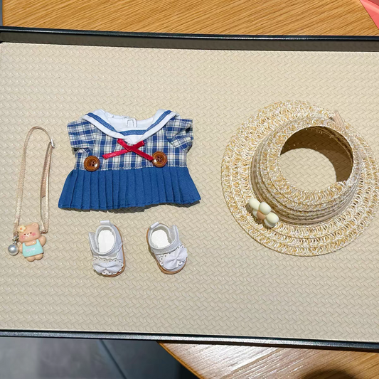 The Monsters Labubu Cloth Navy Belle Dress Set - 028 - ToyUnity