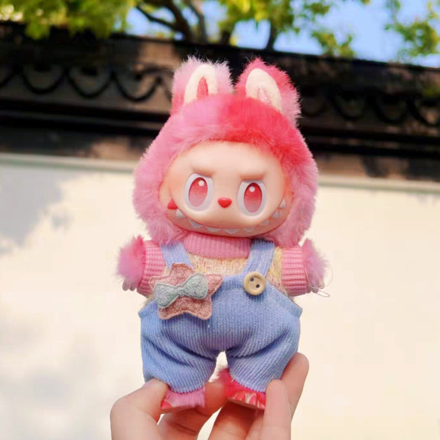 The Monsters Labubu Cloth Springtime Macaron Overalls Set - 032 - ToyUnity