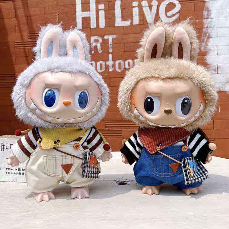 The Monsters Labubu Cloth Sunny Day Overalls Set - 039 - ToyUnity