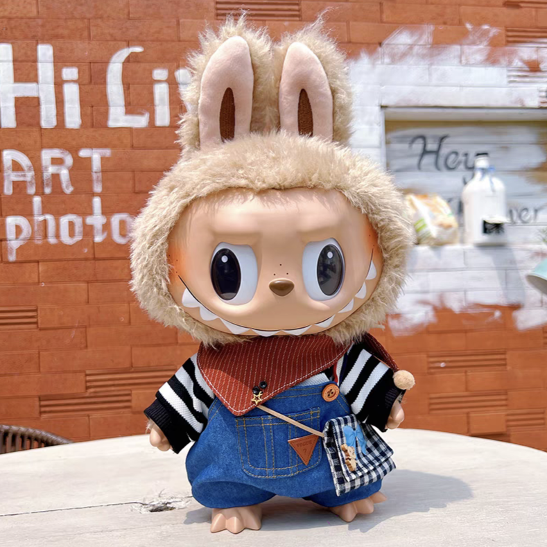 The Monsters Labubu Cloth Sunny Day Overalls Set - 039 - ToyUnity