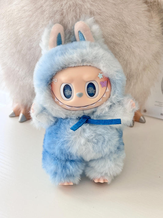 Labubu Custom Original Design Blue Rose eyes