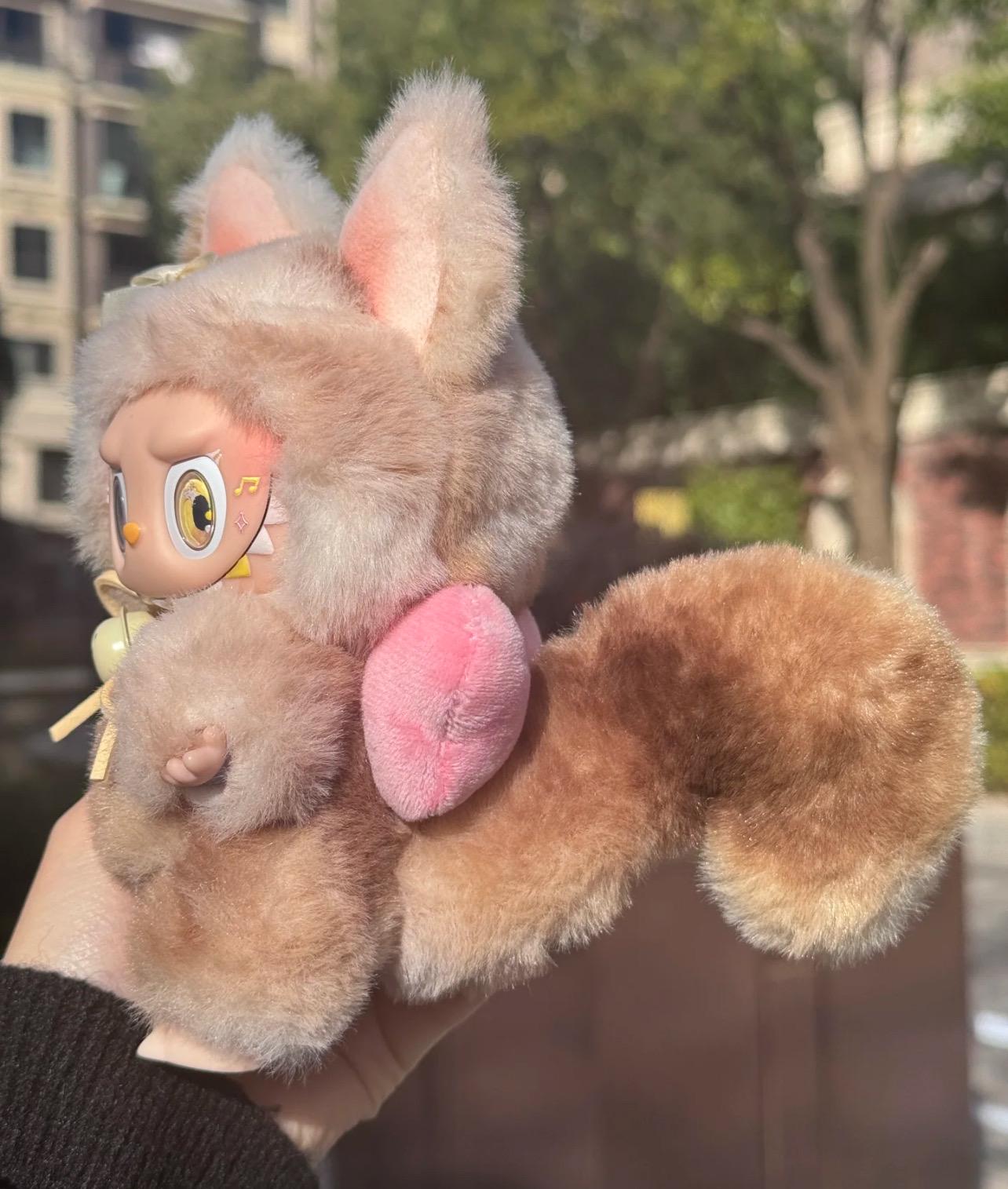 labubu Doll Original cat yellow eyes  mermaid  Handmade Modification