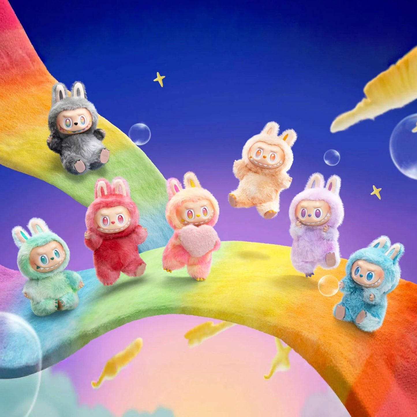 Labubu The Monsters Big into Energy Series Vinyl Plush Pendant Serenity Pop Mart