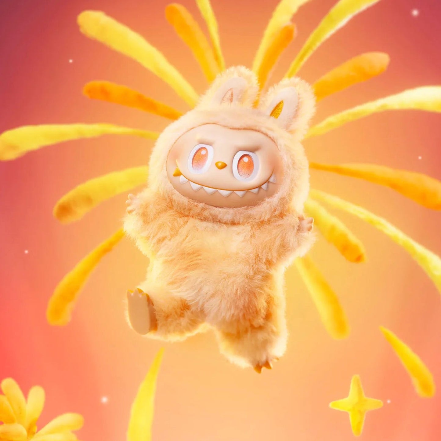 Labubu The Monsters Big into Energy Series Vinyl Plush Pendant Serenity Pop Mart
