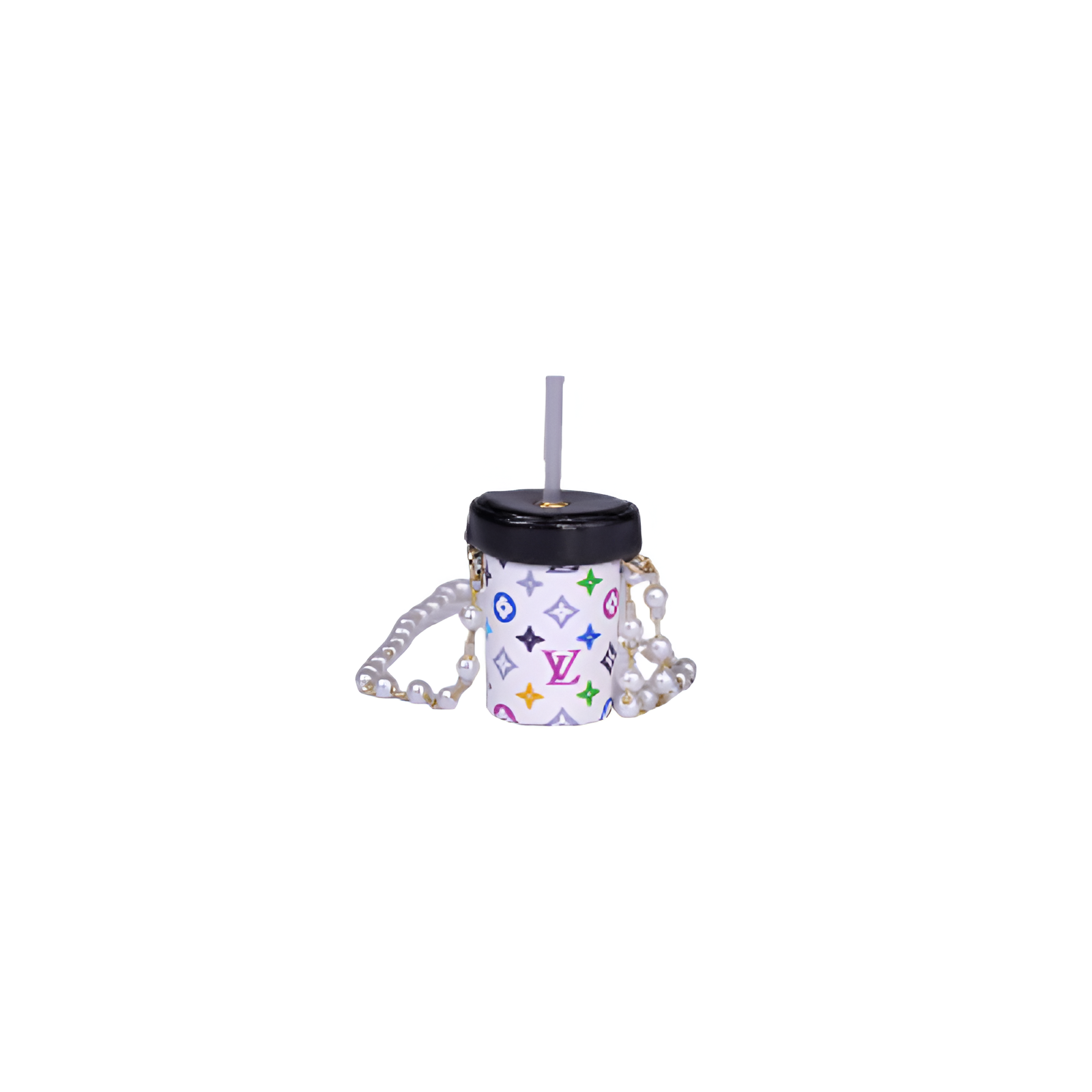 Labubu Miniature Designer Bubble Tea Cup - L.V Inspired - ToyUnity