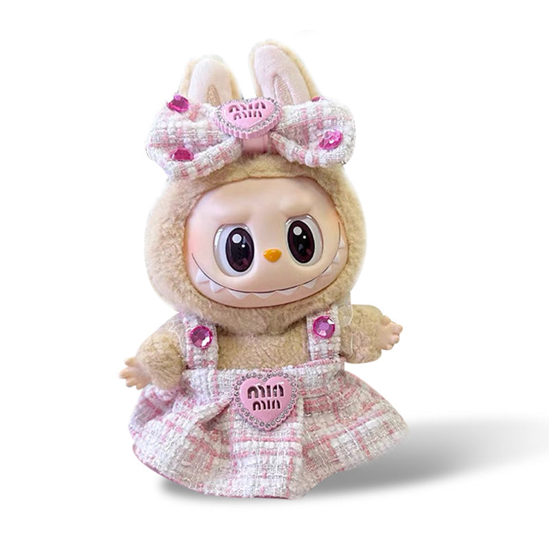 POP MART The Monsters Labubu Fashion Dress - Pink Skirt + Bow (Pre-order 1-2 weeks arrive) - ToyUnity