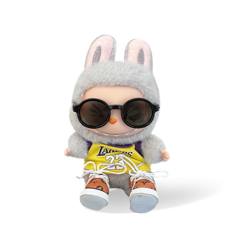 POP MART The Monsters Labubu Fashion Dress - Labubu 23 Jersey + Sunglasses + LV Shoes - ToyUnity