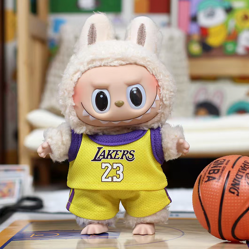 POP MART The Monsters Labubu Fashion Dress - Lakers #23 jersey - ToyUnity
