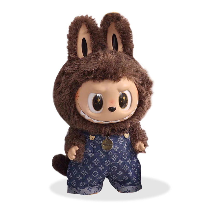 POP MART ZIMOMO 58CM Fashion Dress - LV Style Denim overalls - ToyUnity
